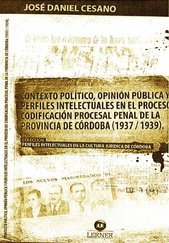 Contexto Político, Opinión Pública y Perfiles Intelectuales en el Proceso Provincial de Córdoba (1937/1939)